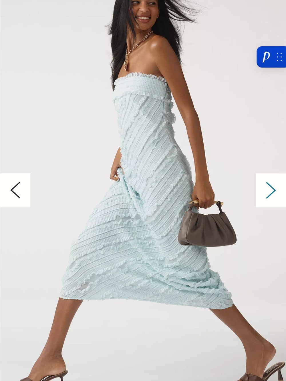 Anthropology Maxi Dress Endless Rose - Picture 3 of 6
